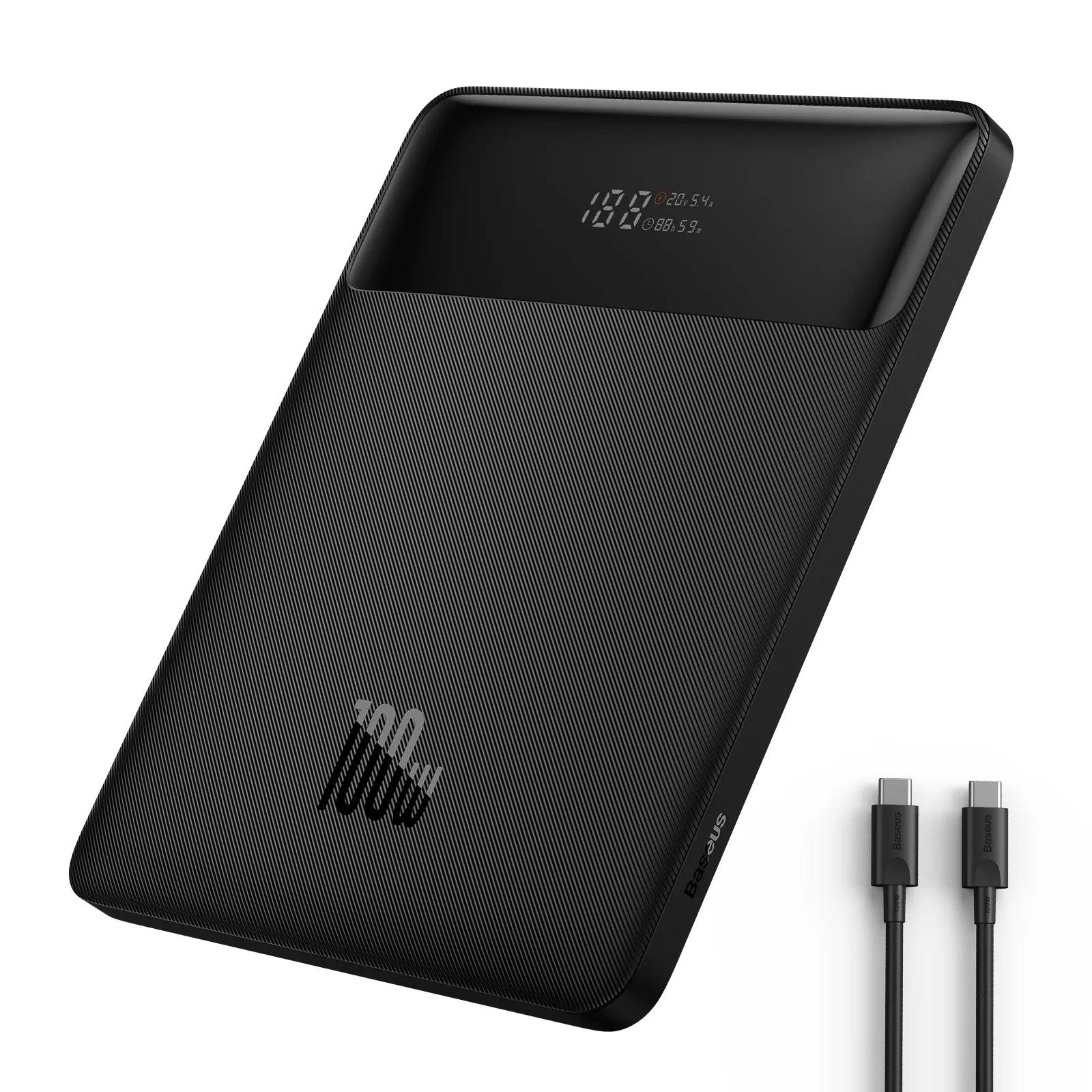 Baseus 100W Power Bank Type C Fast Charging for Notebook with 100W Cable