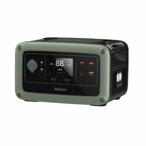 Baseus Digital external battery 220V Energy Stack Digital Portable Energy Station 600W (CN/EU 220V) Cold Green (CGNL000001)