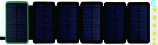 6 solar panels(12W)