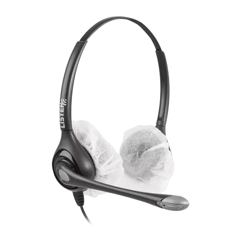 Listen Technologies LA-168 - Sanitary Covers for Stereo Headphones (Pack of 10)