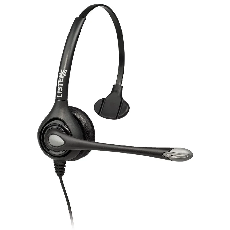 Listen Technologies LA-452 HEADSET 2 Over-Head Earset with Boom Mic for ListenTALK Series