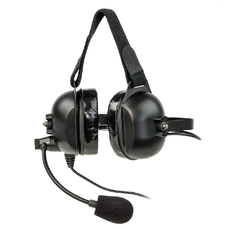 Listen Technologies LA-455 - Headset 5 for ListenTALK (Over Ears Industrial with Boom Mic)