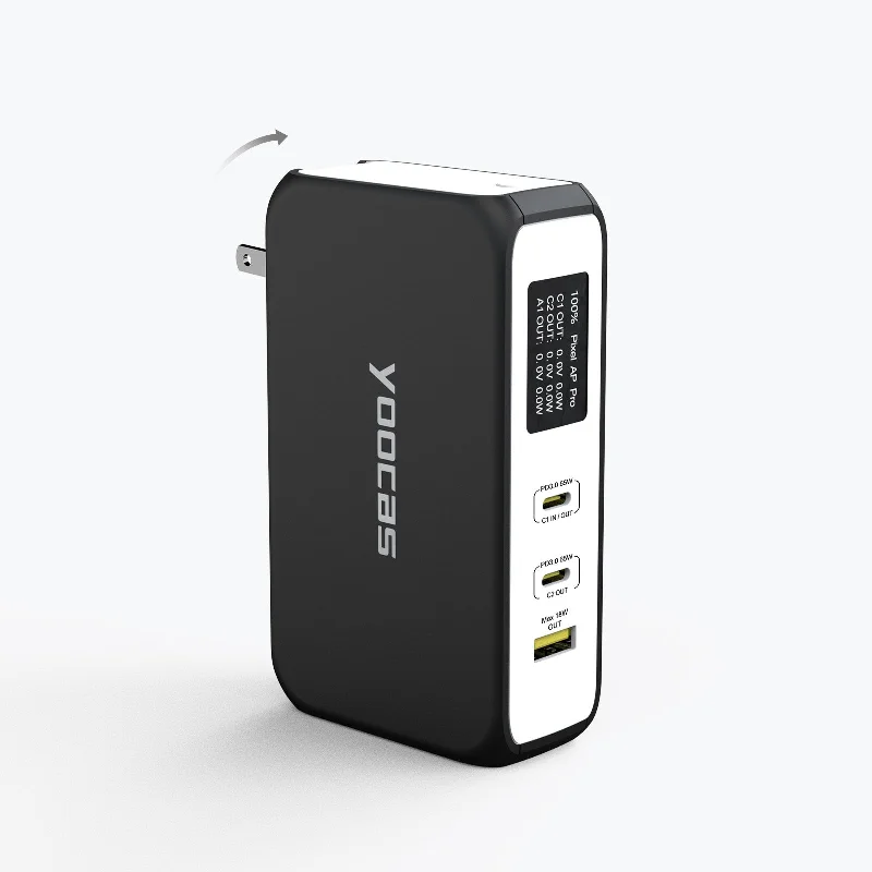 65W Usb c charger 2-in-1 external charger & 10000mAh Power Bank For iphone