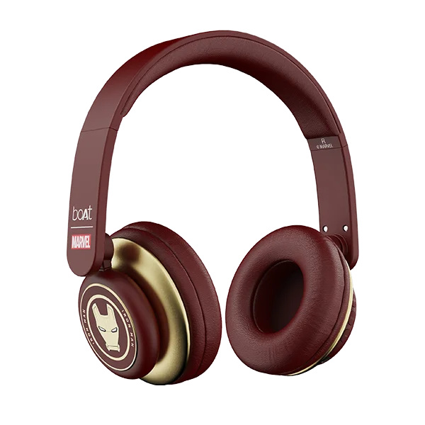 boAt Rockerz 450 Iron Man | Bluetooth Headphones with 15 Hours Playback, 40mm Audio Drivers, Voice Assistant, Dual Connectivity