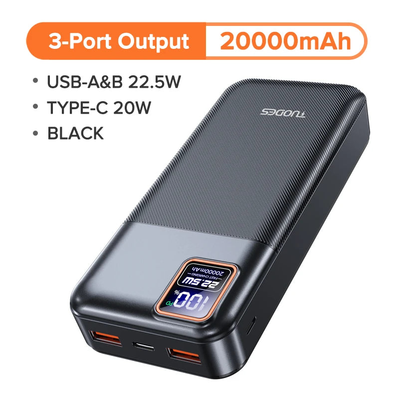 20000mAh Black