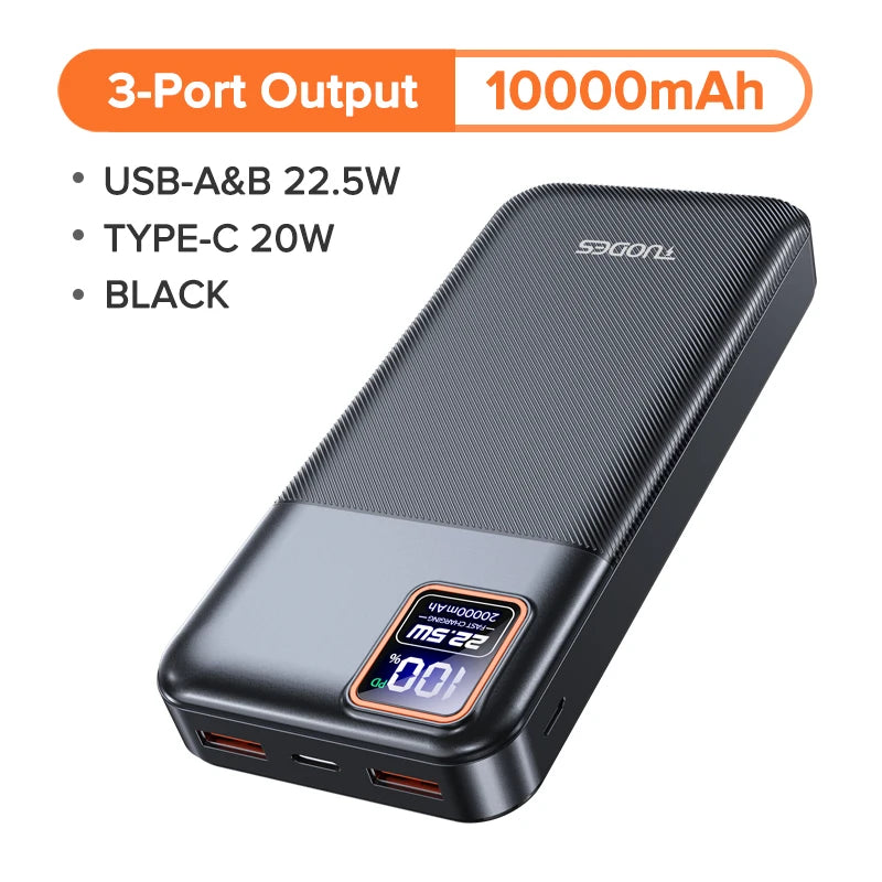 10000mAh Black