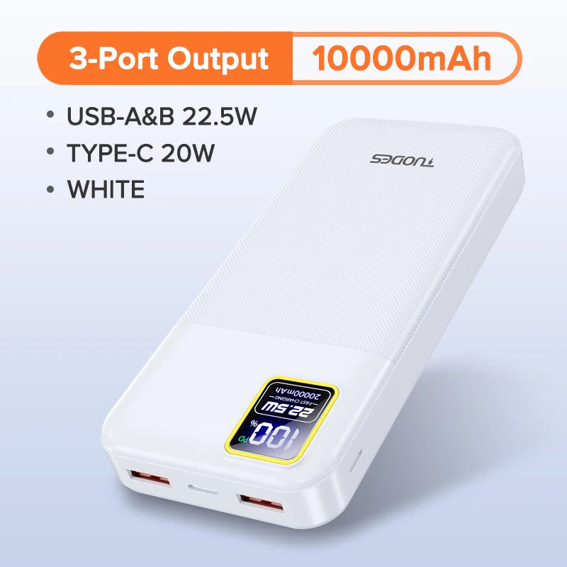 10000mAh White