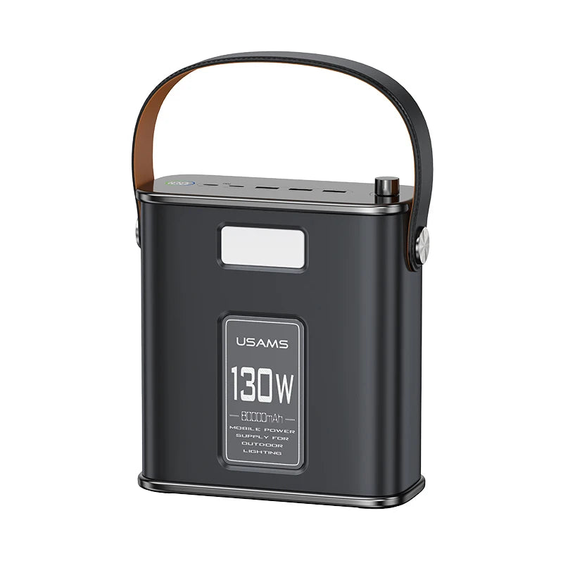 USAMS 130W Power Station 80000mAh Fast Charge