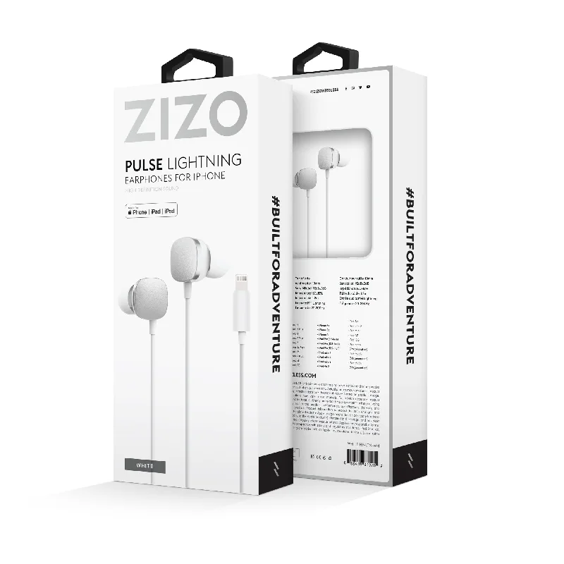 ZIZO Wired Lightning Headphones MFI