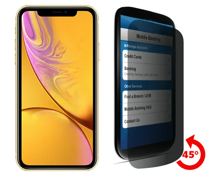 Apple iPhone 11/XR Privacy Tempered Glass