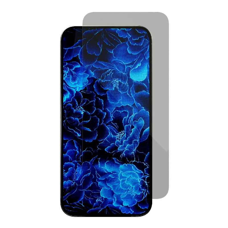 Blue Light Blocking Tempered Glass for iPhone 16 w/ Alignment tray and Anti-Microbial