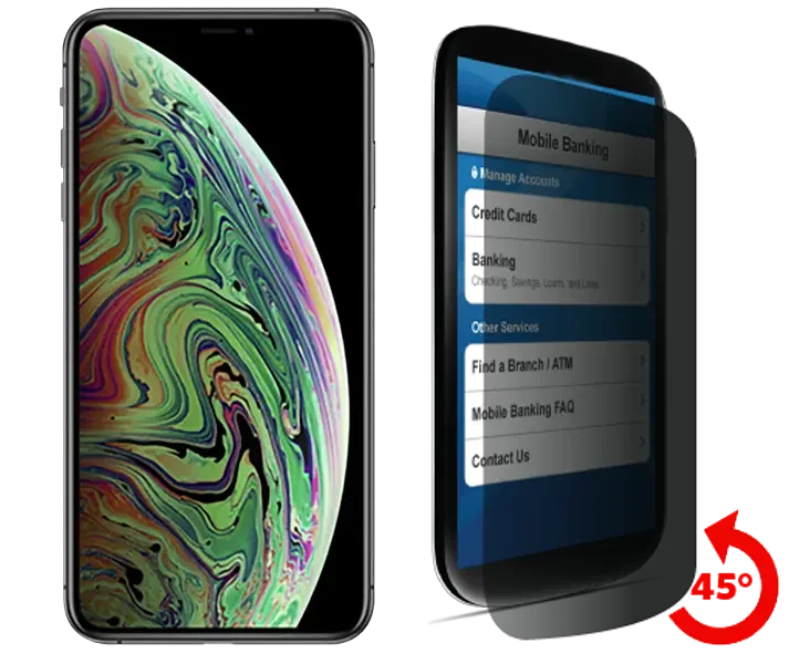 Apple iPhone XS Max Privacy Tempered Glass