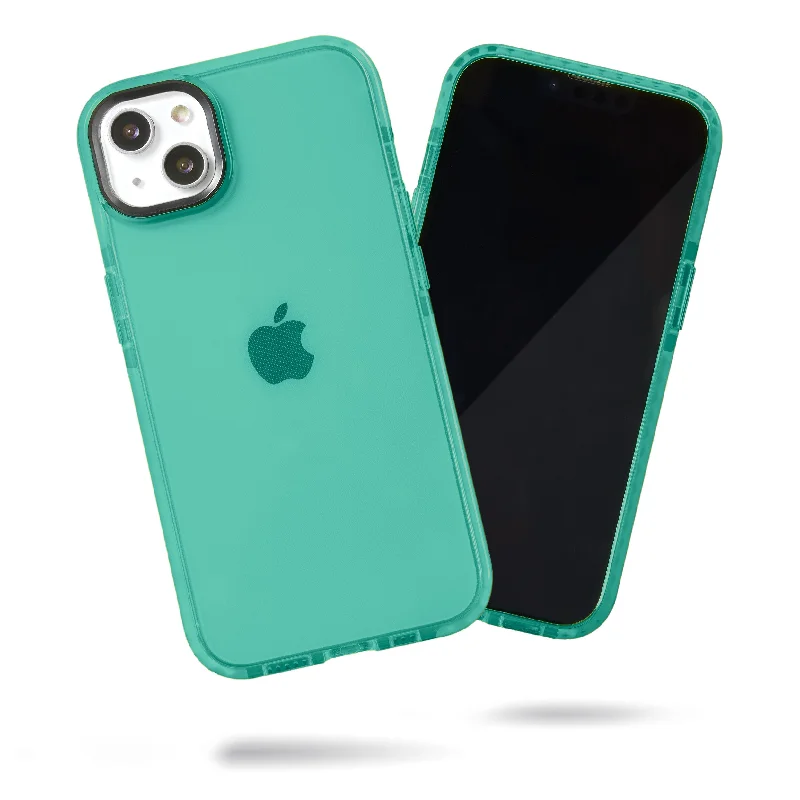 Barrier Case for iPhone 15 Plus - Polished Turquoise Blue