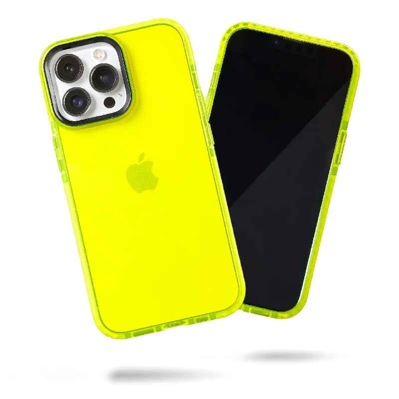 Barrier Case for iPhone 15 Pro Max - Hi-Energy Neon Yellow