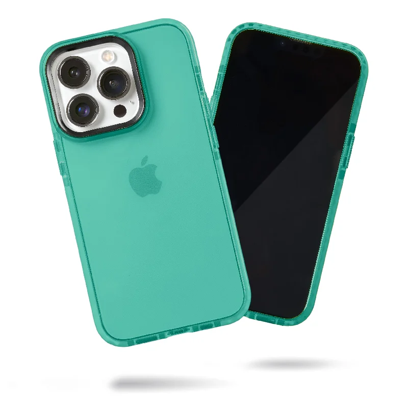 Barrier Case for iPhone 15 Pro - Polished Turquoise Blue