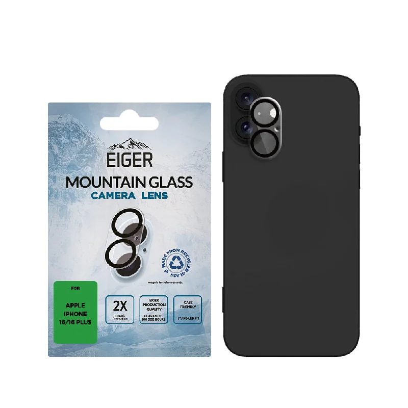 Eiger Mountain Glass LENS Protector for iPhone 16/16 Plus