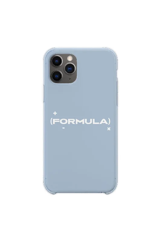 Formula: Light Blue Logo Phone Case