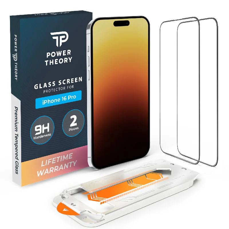 iPhone 16 Pro Screen Protector Shatterproof Tempered Glass