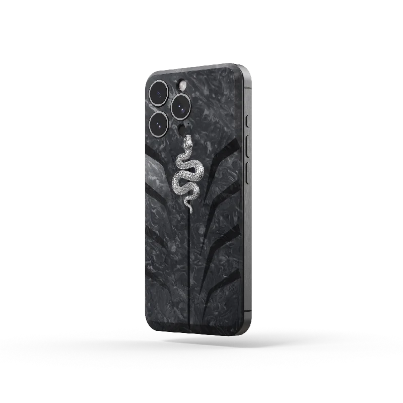 iPhone Case / RSC16 Silver Snake - Magnetic