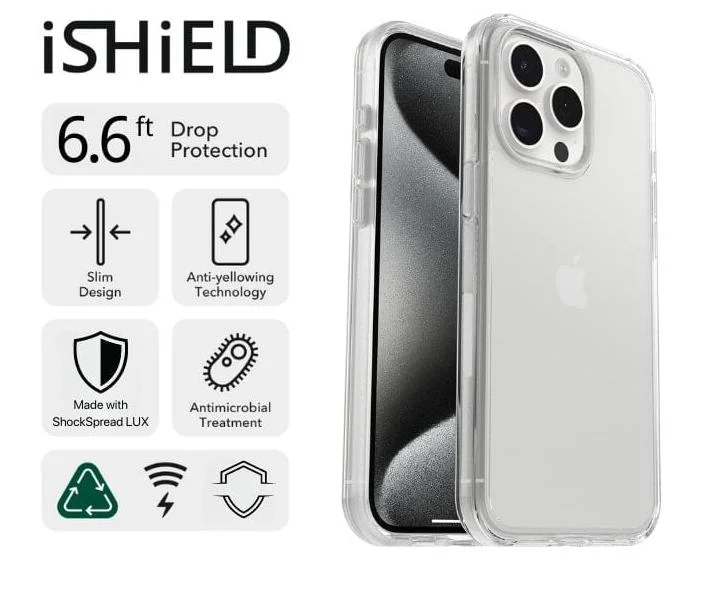 iShield Crystal Palace Clear Case for iPhone 16 Pro Max