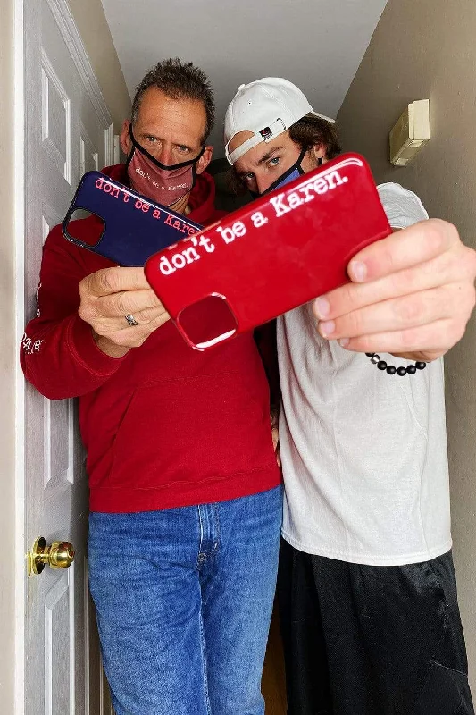 Joe Mele: Don't Be A Karen Red Phone Case