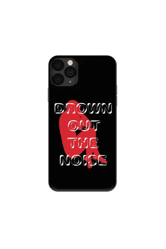 Lucas Coley: Drown Out The Noise Black Phone Case