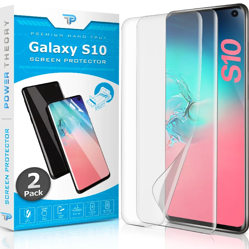 Samsung Galaxy S10 TPU Anti-Scratch Screen Protector Film [2-Pack]