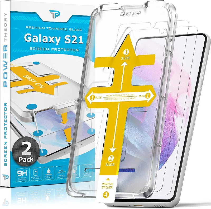 Samsung Galaxy S21 5G Tempered Glass Screen Protector [2-Pack]