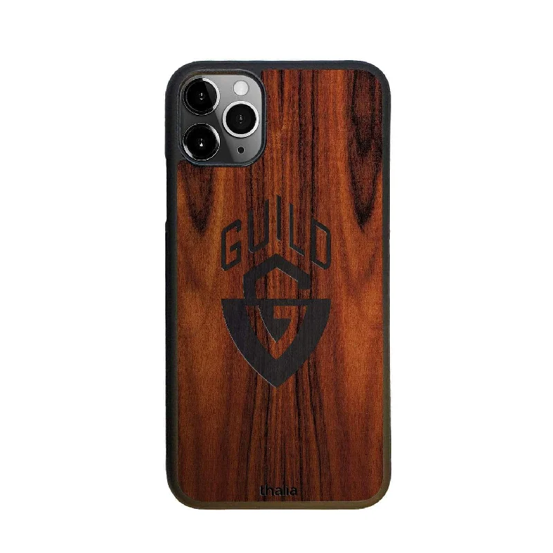 Santos Rosewood & Guild G-Shield Inked Logo | iPhone Case