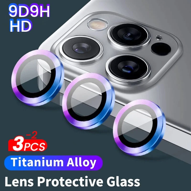 Titanium Alloy Camera Protector for IPhone 14 13 12