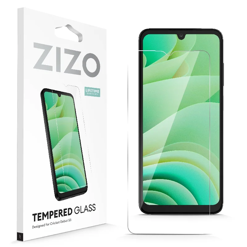 ZIZO TEMPERED GLASS Screen Protector for Cricket Debut S3 - Clear