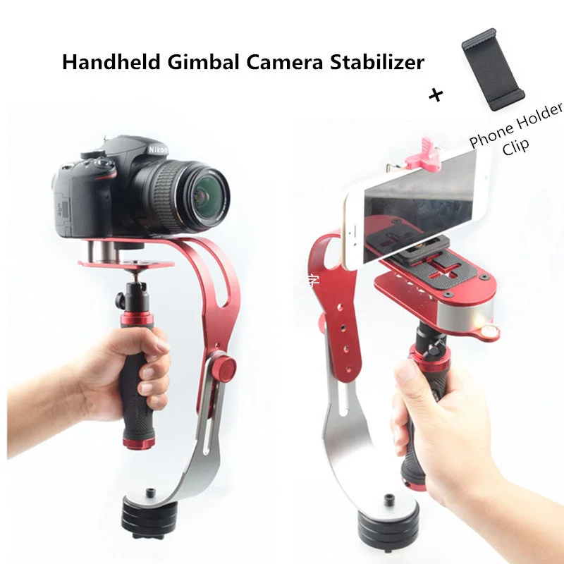 Alloy Aluminum Mini Handheld Digital Camera Stabilizer Video Steadicam Mobile DSLR 5DII Motion DV