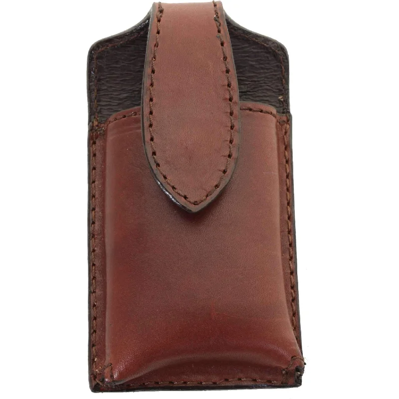 CPC56 - Brown Leather Cell Phone Holder