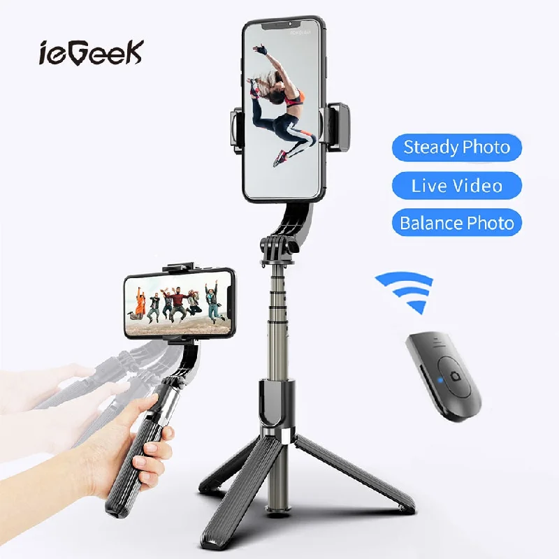 L08 Bluetooth Handheld Gimbal Stabilizer Tripod Mobile