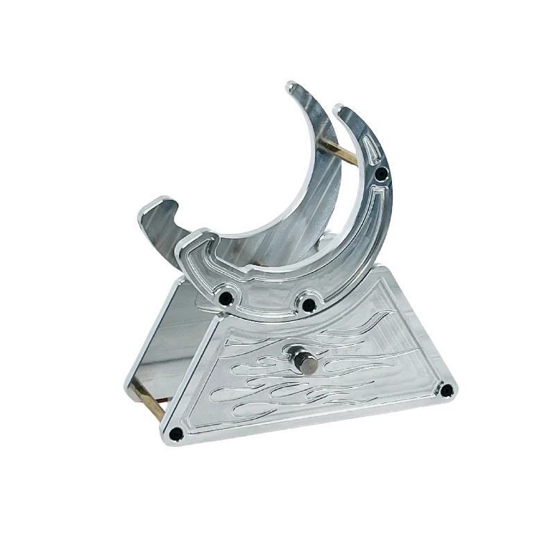 Mad4Metal Mobile Phone Stand for Desk CNC Custom Hot Rod Flames Design - USA