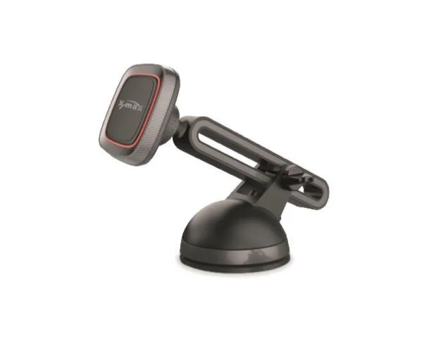 Magnetic phone holder for dashboard and windshield