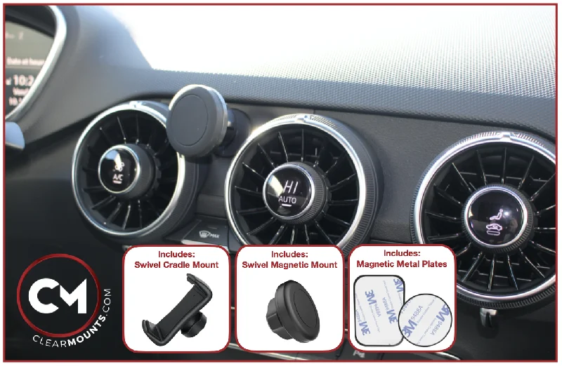 2015 - present TT/TTS/TTRS Bracket + Swivel Magnetic & Cradle Holder