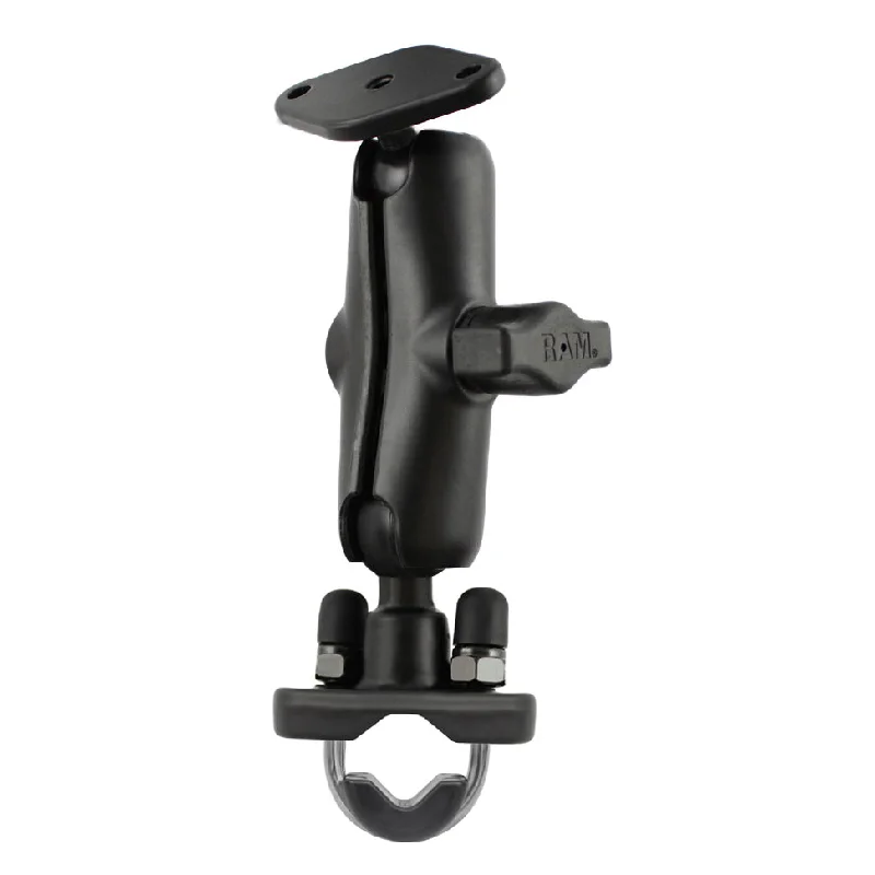 RAM® Handlebar U-Bolt Double Ball Mount - B Size Medium Stainless Steel