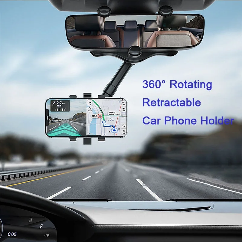 Rearview Mirror Phone Holder Car Mount Phone GPS