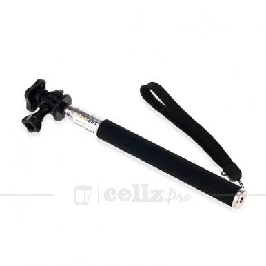 Scalable Mono Pole Selfie Stick For GoPro Hero 3+ & 3 & 2 & 1 - Black