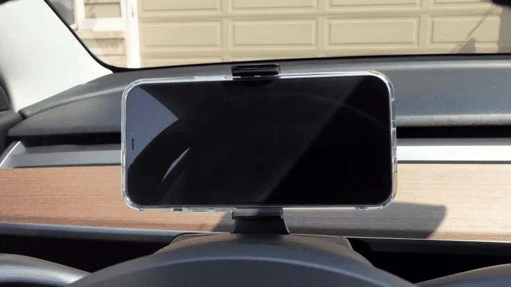 Steering Column Wireless Phone Charger Holder for Tesla Model 3 & Y