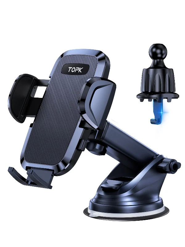 TOPK D36 Phone Holder for Car Dashboard and Air Vent